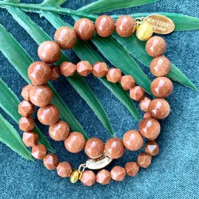 Semi Precious Goldstone Bracelets