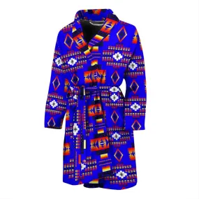 Seven Tribes Blue Men's Bath Robe