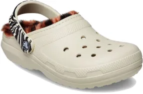 shoes Crocs Classic Lined Animal Remix Clog - Black/Multi Animal