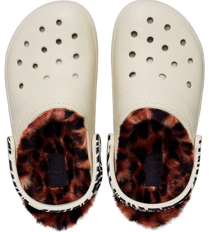 shoes Crocs Classic Lined Animal Remix Clog - Black/Multi Animal