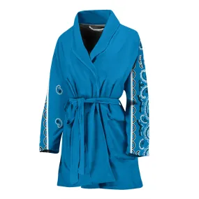 Sky Blue Men's Bandana Sleeved Bathrobe