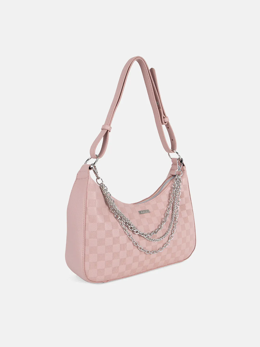 Sling Bag With Metal Chains