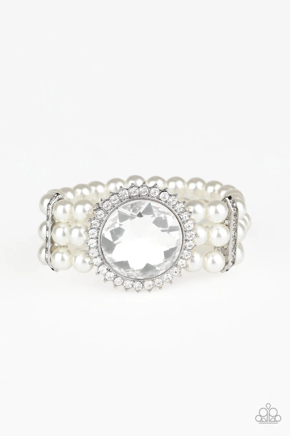 Speechless Sparkle White-Bracelet