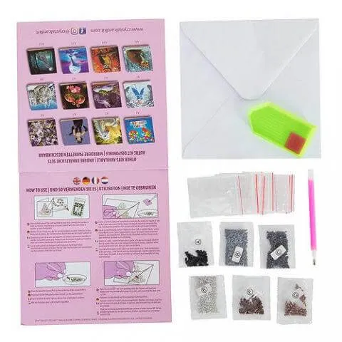 Starlight Unicorn Crystal Art Card Kit