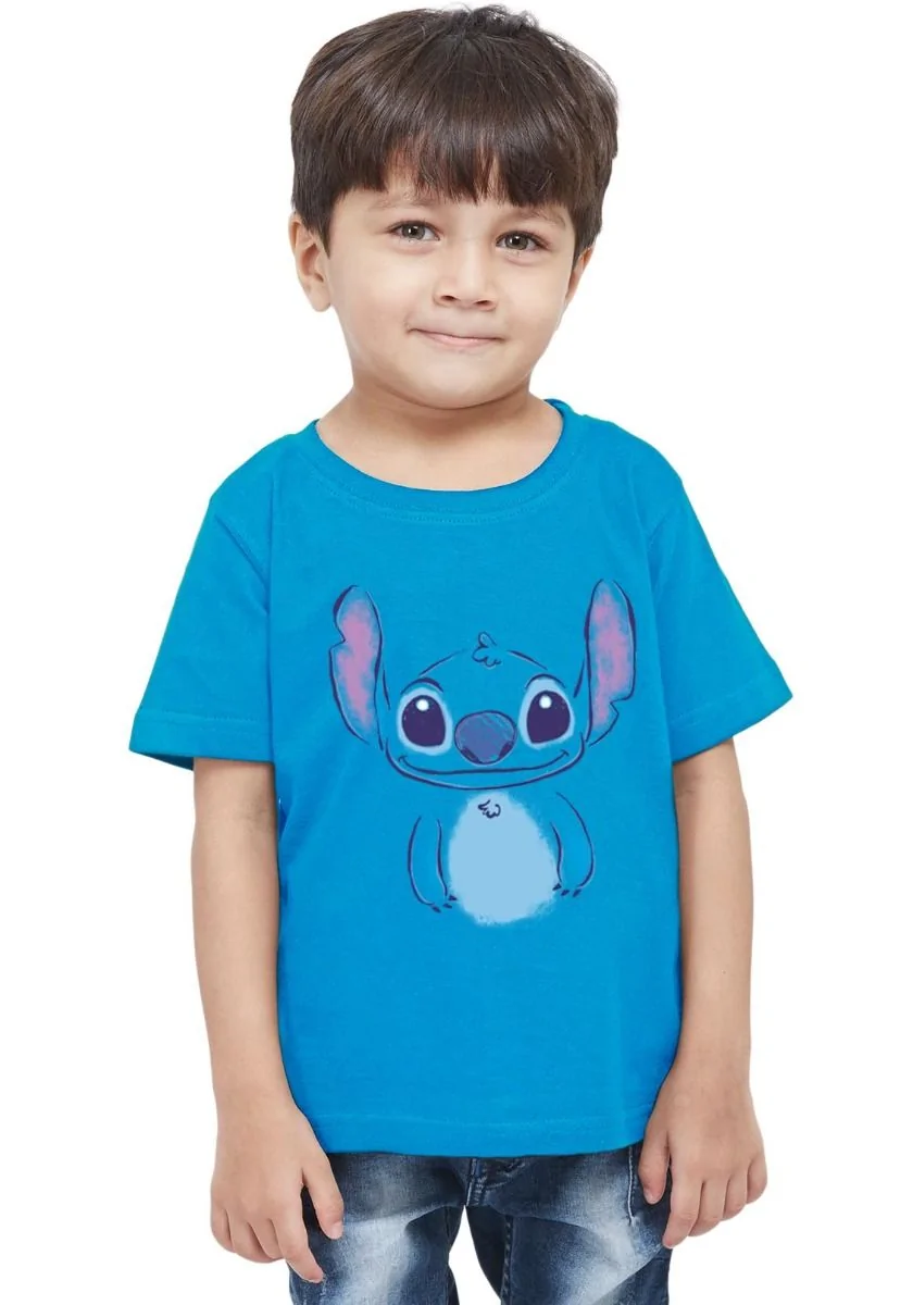 Stitch Smiling Ears Kids T-Shirt