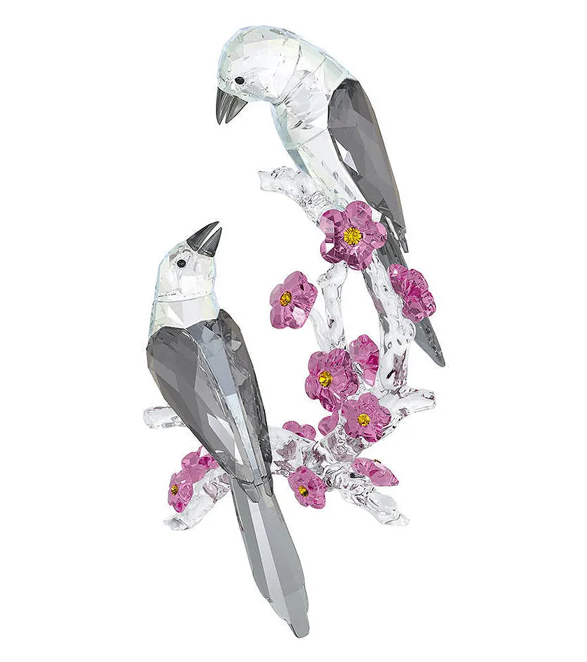 Swarovski Crystal Birds Figurine Tutelary Spirit, Loving Magpies -5004639