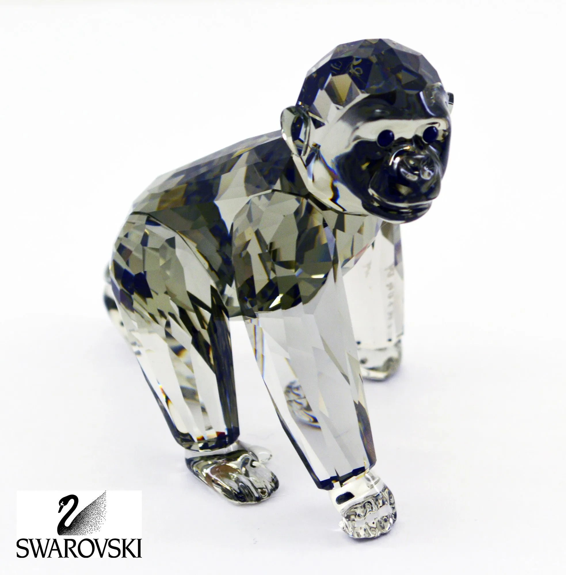 Swarovski Crystal Figurine SIGNATURE GORILLA CUB SCS Piece #955440