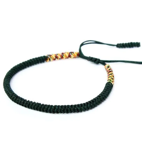 Tibetan Buddhist Handmade Lucky Knots String Bracelets [4 Variants]