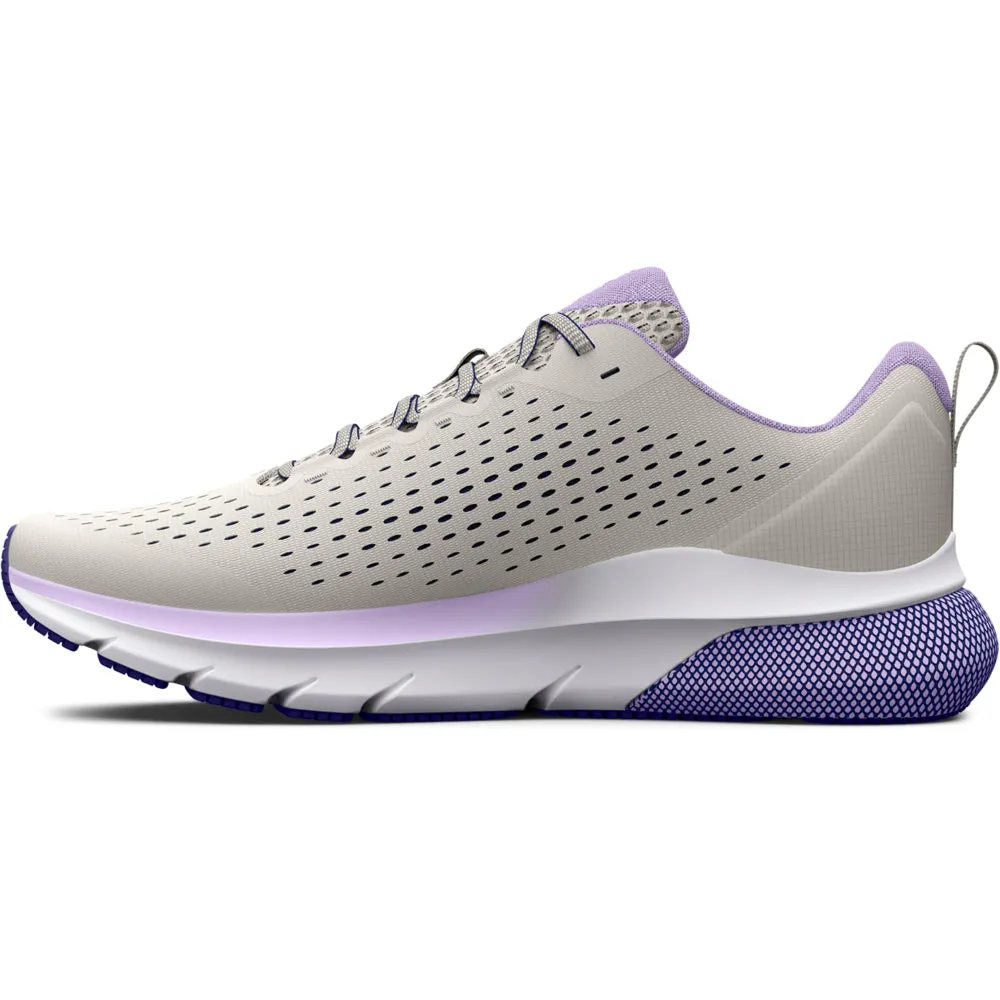 Under Armour HOVR Turbulence Running Shoes - Womens - Halo Grey/Nebula Purple