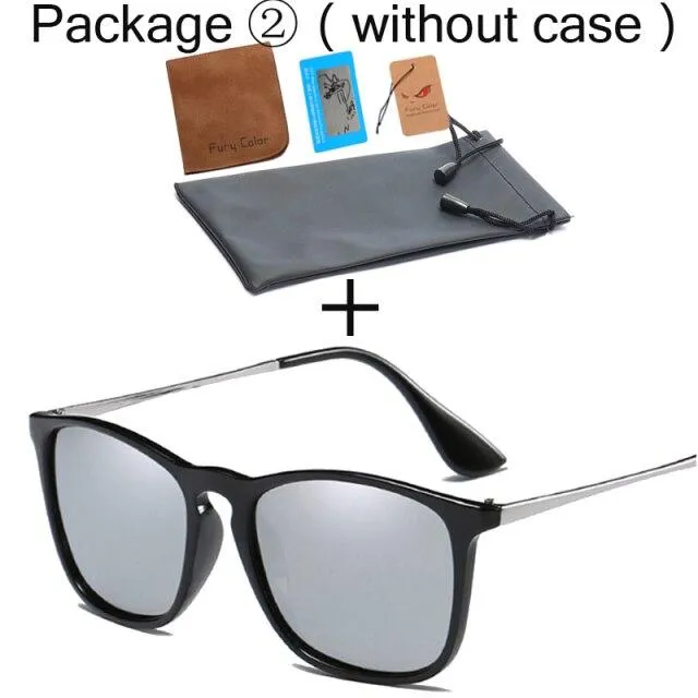 Vintage Men's Mirror Gradient Polarized Cool Driving Sunglasses