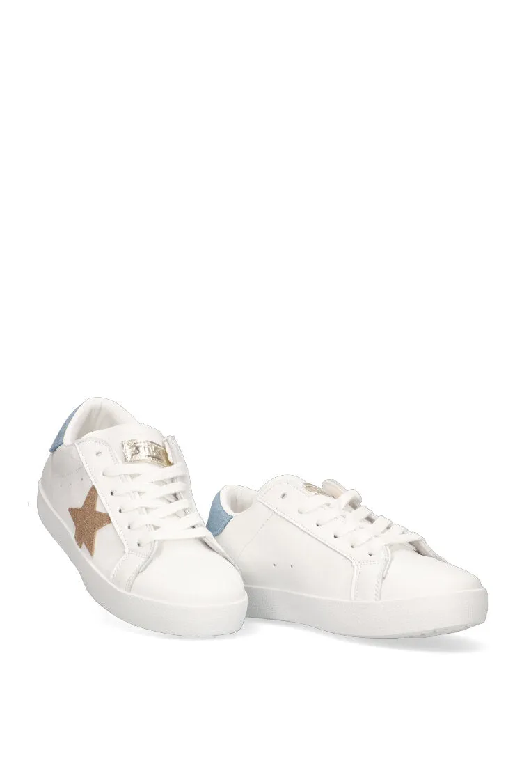 ZAPATILLA DEPORTIVA CASUAL ESTRELLA ETIKA KARRASPIO 50202 MUJER, BLANCO