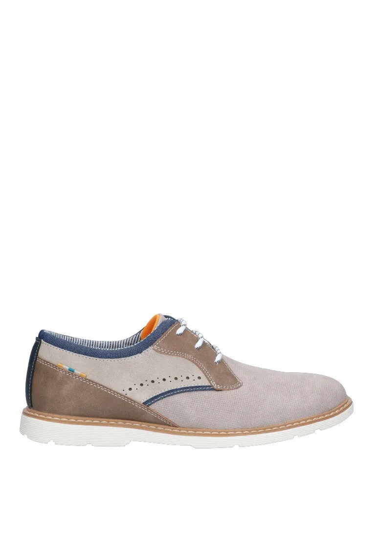 ZAPATOS ETIKA BEIGE CON CORDONES Y VARIAS TONALIDADES PARA HOMBRE ARENALS