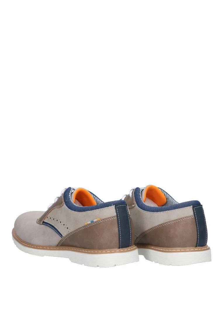 ZAPATOS ETIKA BEIGE CON CORDONES Y VARIAS TONALIDADES PARA HOMBRE ARENALS