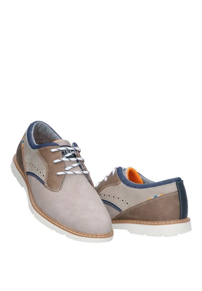 ZAPATOS ETIKA BEIGE CON CORDONES Y VARIAS TONALIDADES PARA HOMBRE ARENALS