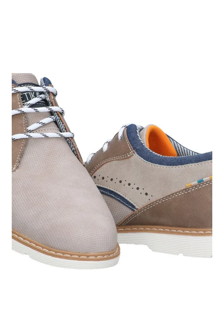 ZAPATOS ETIKA BEIGE CON CORDONES Y VARIAS TONALIDADES PARA HOMBRE ARENALS