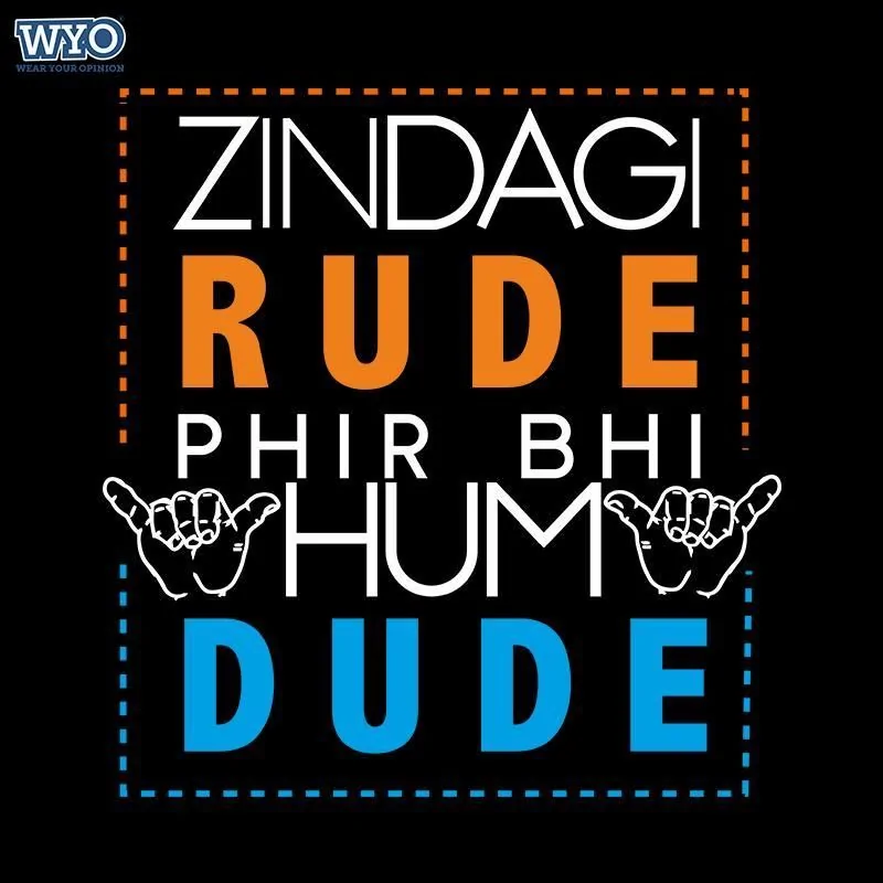 Zindagi Rude Kids T-Shirt