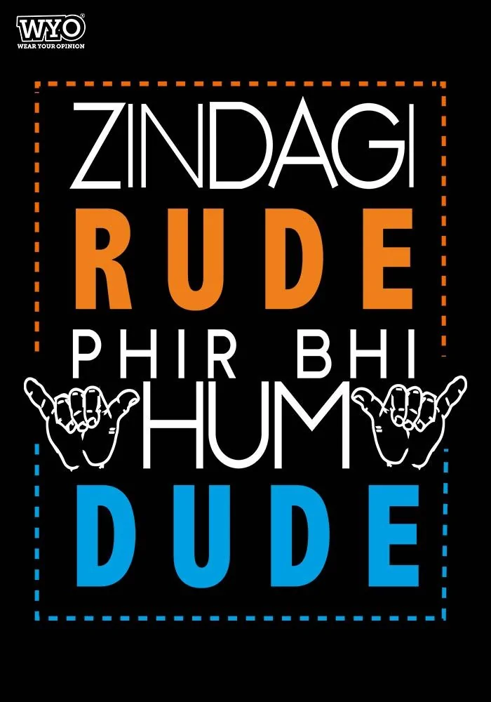 Zindagi Rude Kids T-Shirt